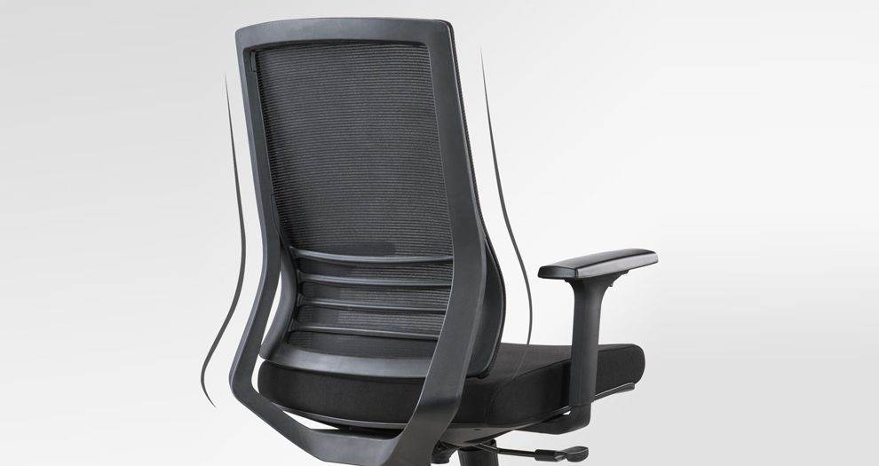 Curved Back with Lumbar Support