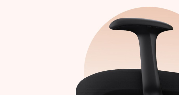 Cushioned armrest detail