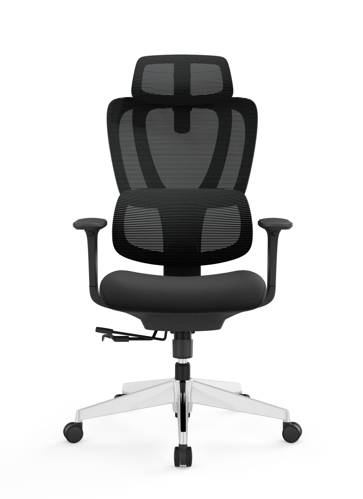 Adjustable Headrest & Breathable Mesh Back