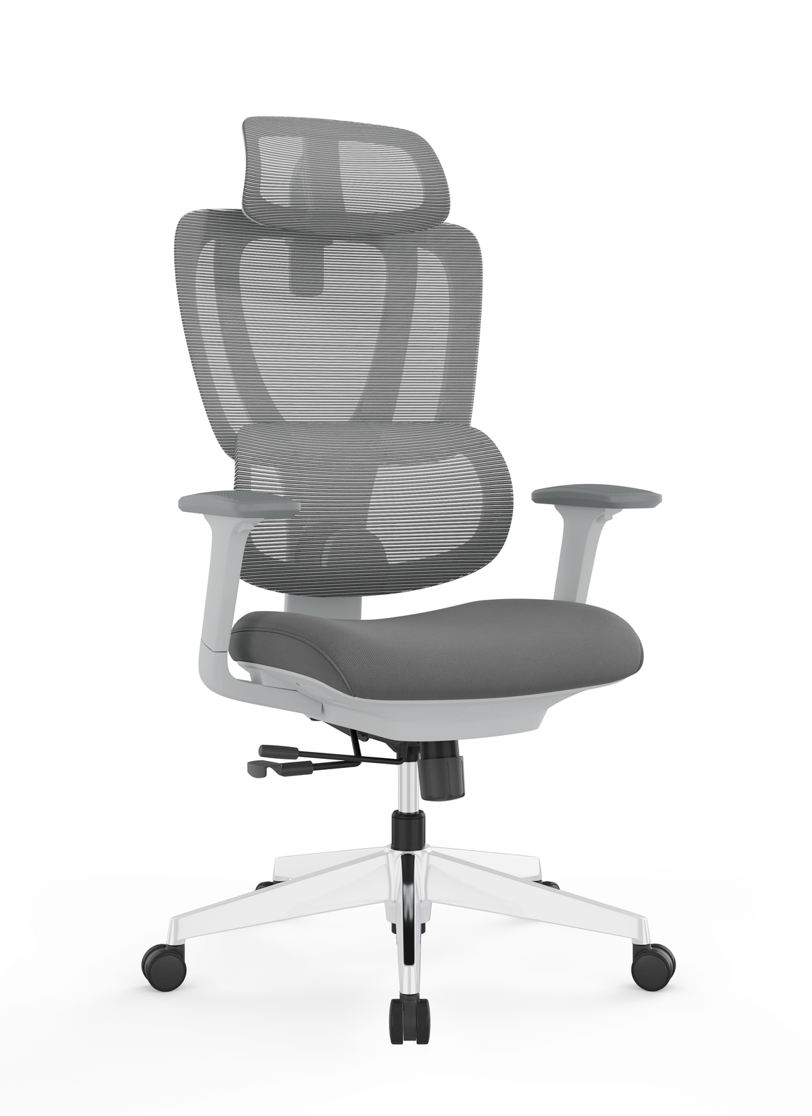 Adjustable Headrest & Breathable Mesh Back