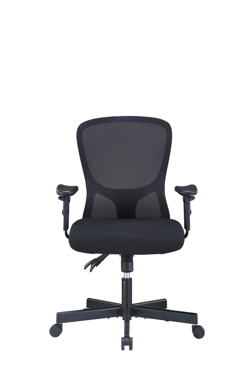Adjustable Arms & Molded-Foam Seat