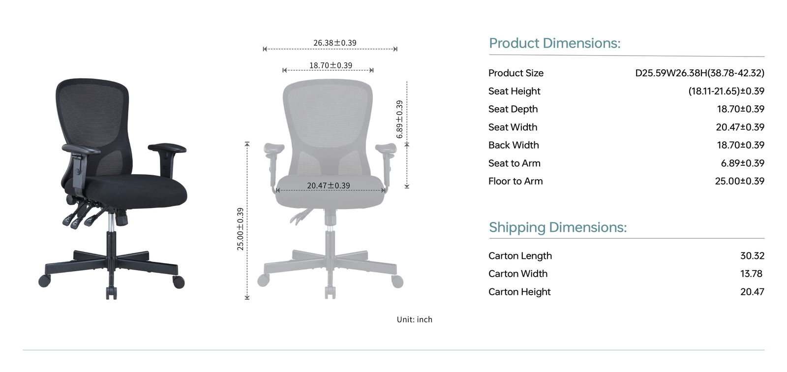 Sync dimensions