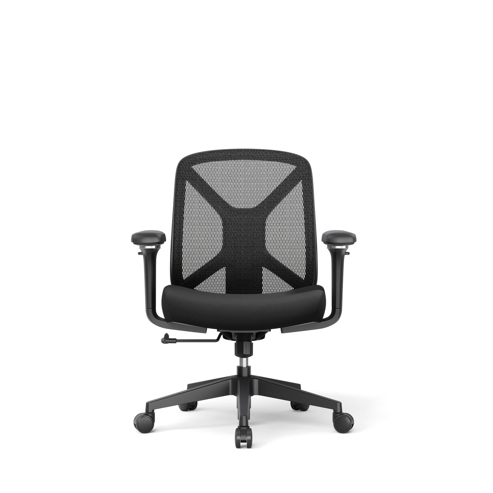 Breathable Mesh Back with Lumbar Support
